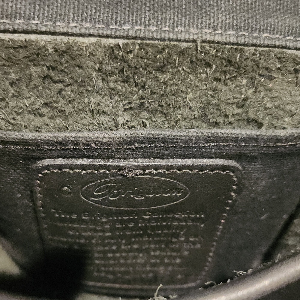 Brighton Black Crossbody Bag with Silver Decorative Accent - Picture 2 of 5